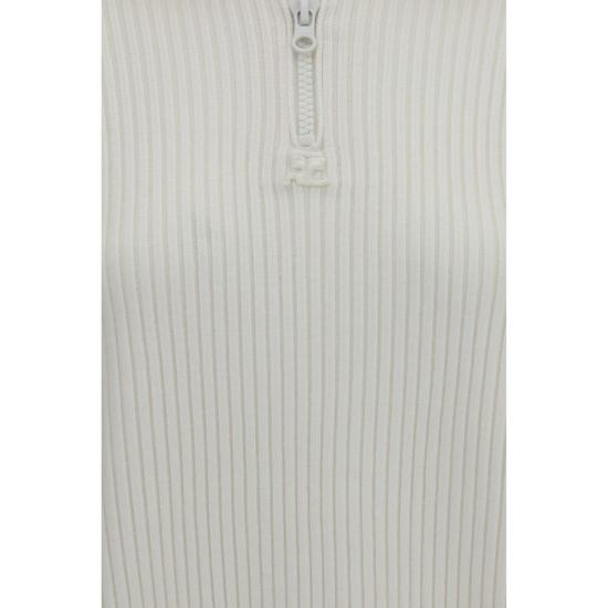 26FW 쿠레쥬 스웨터 CO326MPU278FI00850001BB WHITE - COURREGES