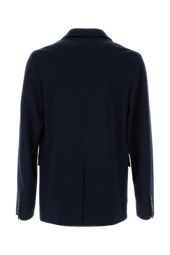 26SS 구찌 싱글 브레스트 코튼 저지 재킷 846713ZAM6R 4240 NAVY - GUCCI