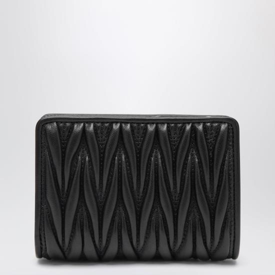 26FW 미우미우 지갑 5ML075AFPP Black - MIU MIU