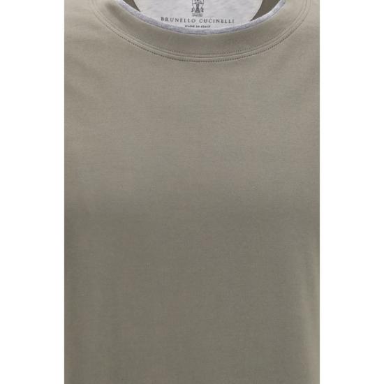 26FW 브루넬로 쿠치넬리 탑 BRM0B137427CAE09BB BEIGE - BRUNELLO CUCINELLI