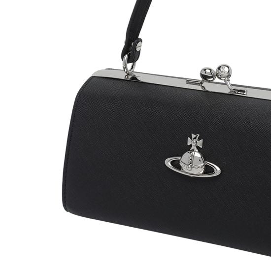 26FW 비비안웨스트우드 오르브 메탈 버클 레더 벨트 4B01000QW S0021N401 BLACK - VIVIENNE WESTWOOD