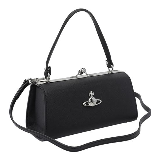 26FW 비비안웨스트우드 오르브 메탈 버클 레더 벨트 4B01000QW S0021N401 BLACK - VIVIENNE WESTWOOD