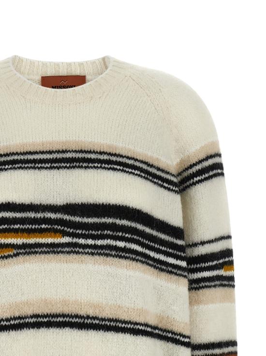 25FW 미소니 스웨터 MI317766BM WHITE - MISSONI