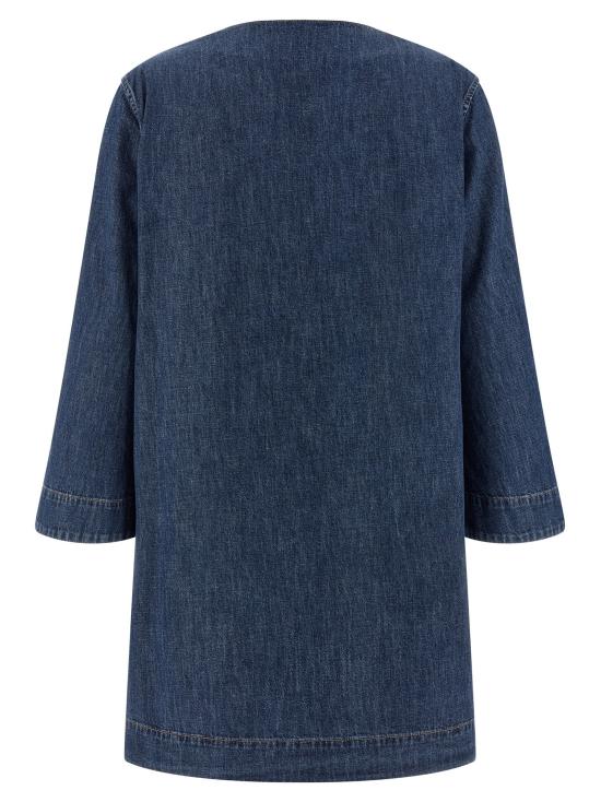 26SS 발렌티노 가라바니 미디 원피스 VA330404BM BLUE - VALENTINO GARAVANI