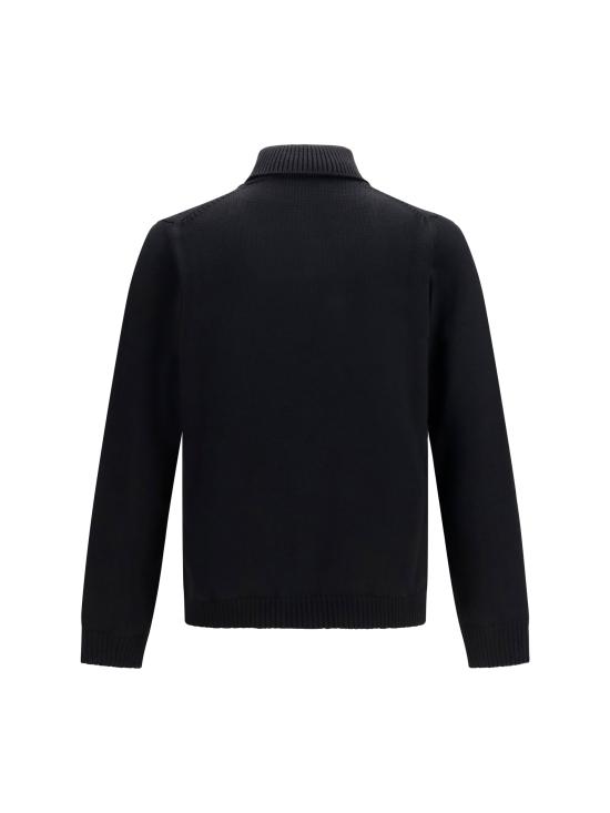 26FW 로베르토 콜리나 터틀넥 263MYB02003 09 BLACK - ROBERTO COLLINA