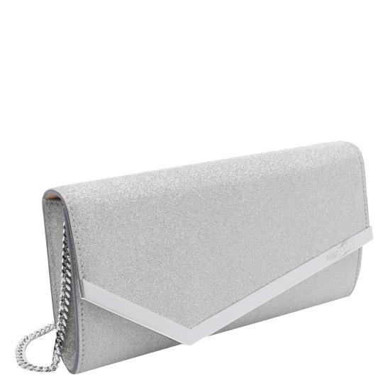 26FW 지미추 클러치/파우치 EMMIE IGTSILVER - JIMMY CHOO