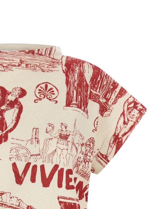26FW 비비안웨스트우드 반팔 티셔츠 VI338926BM RED - VIVIENNE WESTWOOD