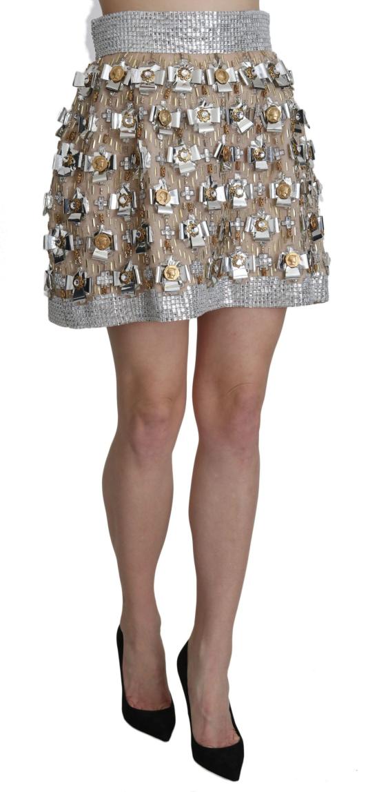  돌체앤가바나 미디 스커트 SKI1200 SILVER - DOLCE & GABBANA