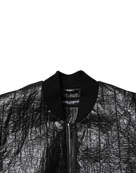  돌체앤가바나 가죽 자켓 JKT41453 BLACK - DOLCE & GABBANA
