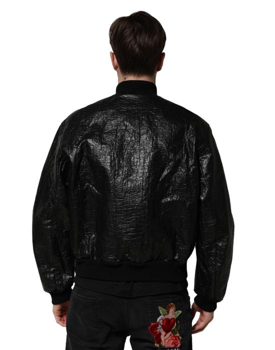  돌체앤가바나 가죽 자켓 JKT41453 BLACK - DOLCE & GABBANA