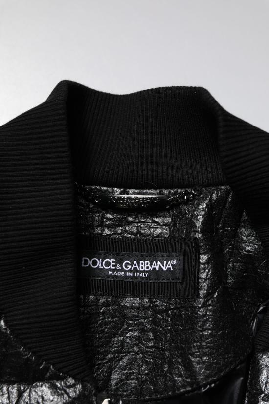  돌체앤가바나 가죽 자켓 JKT41453 BLACK - DOLCE & GABBANA