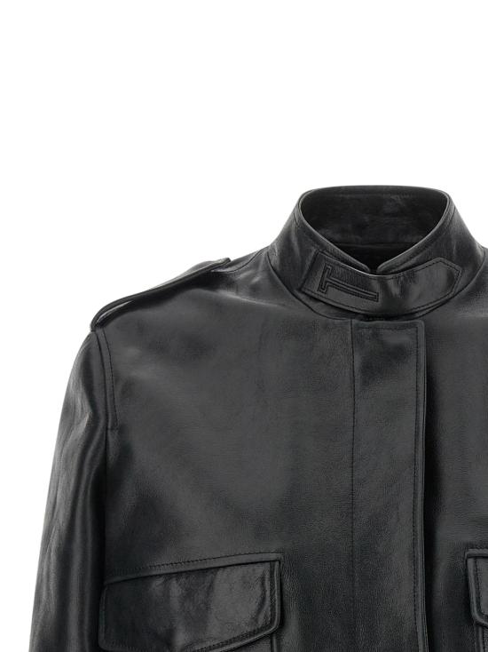 26FW 톰포드 가죽 자켓 TO338809BM BLACK - TOMFORD