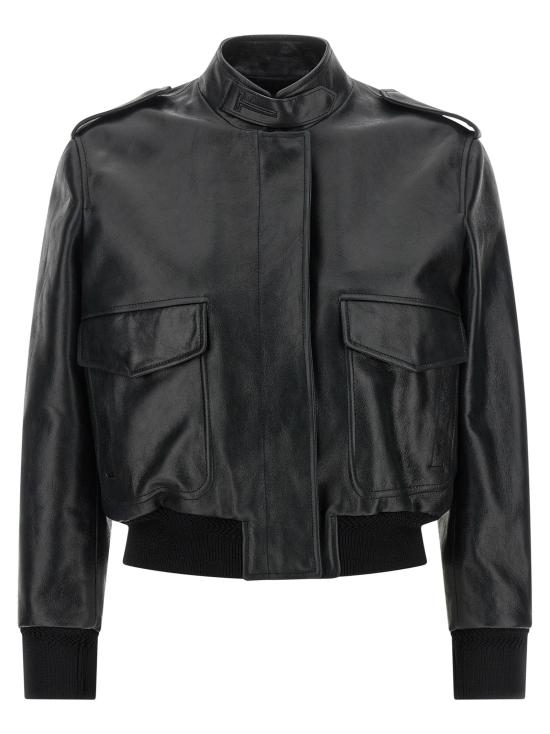 26FW 톰포드 가죽 자켓 TO338809BM BLACK