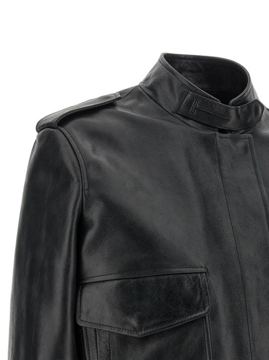 26FW 톰포드 가죽 자켓 TO338809BM BLACK - TOMFORD
