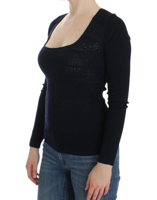  에르마노 설비노 스웨터 SIG12582 BLUE - ERMANNO SCERVINO