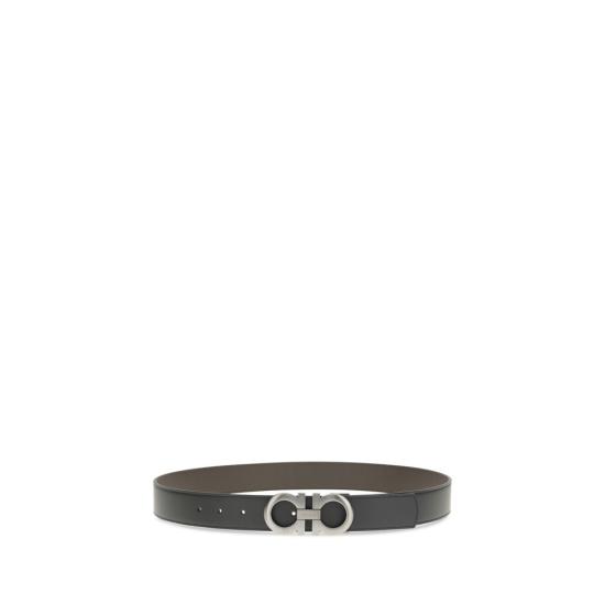 26FW 살바토레 페라가모 가죽 벨트 FE464231017BB BLACK - SALVATORE FERRAGAMO