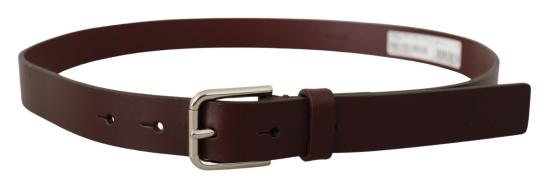  돌체앤가바나 가죽 벨트 BEL8637 2 MAROON - DOLCE & GABBANA