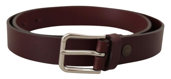  돌체앤가바나 가죽 벨트 BEL8637 2 MAROON - DOLCE & GABBANA