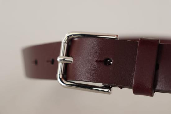  돌체앤가바나 가죽 벨트 BEL8637 2 MAROON - DOLCE & GABBANA