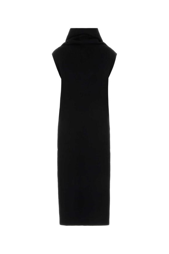 26SS 알라이아 롱 원피스 AA9H1382K144C 995 BLACK - ALAIA