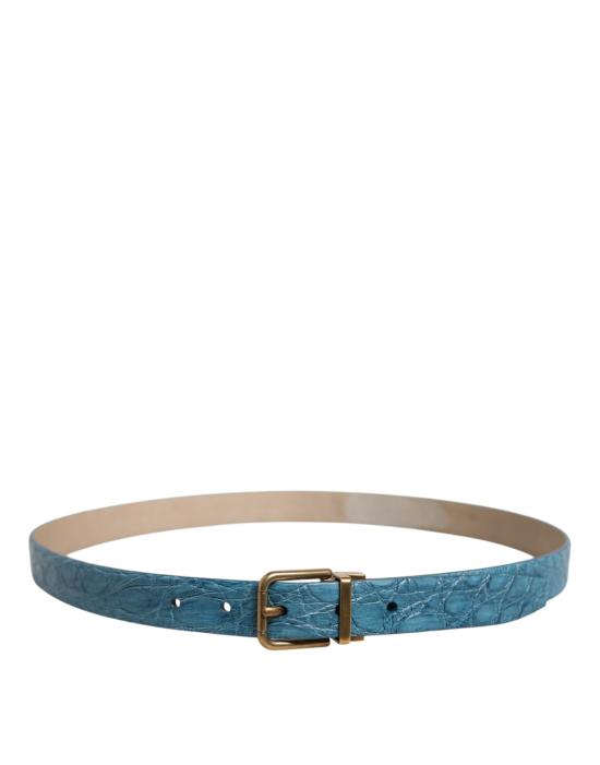  돌체앤가바나 가죽 벨트 BEL9458 BLUE - DOLCE & GABBANA