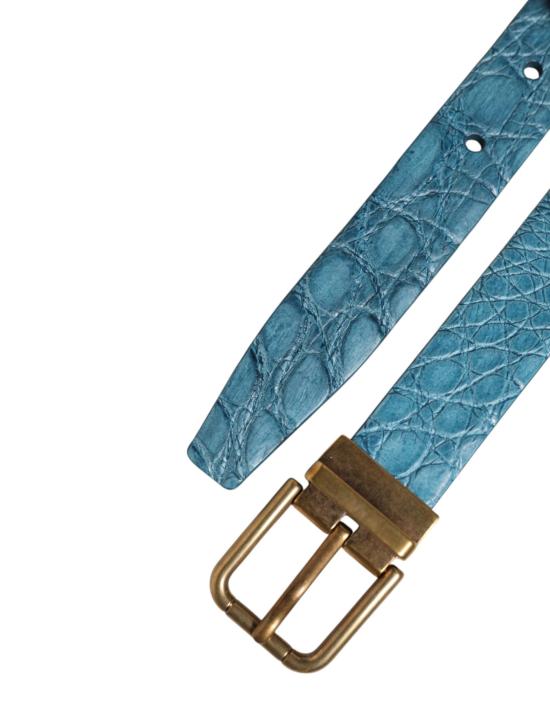  돌체앤가바나 가죽 벨트 BEL9458 BLUE - DOLCE & GABBANA
