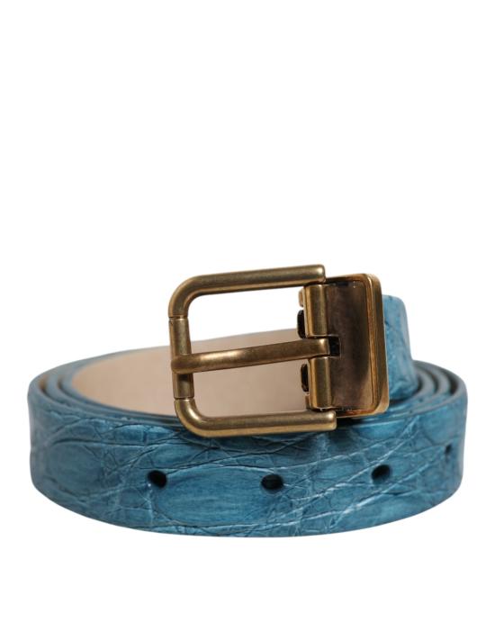  돌체앤가바나 가죽 벨트 BEL9458 BLUE