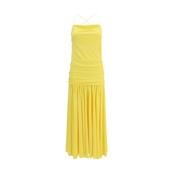 26SS 자크뮈스 롱 원피스 JADRW00792AJ00253250BB YELLOW