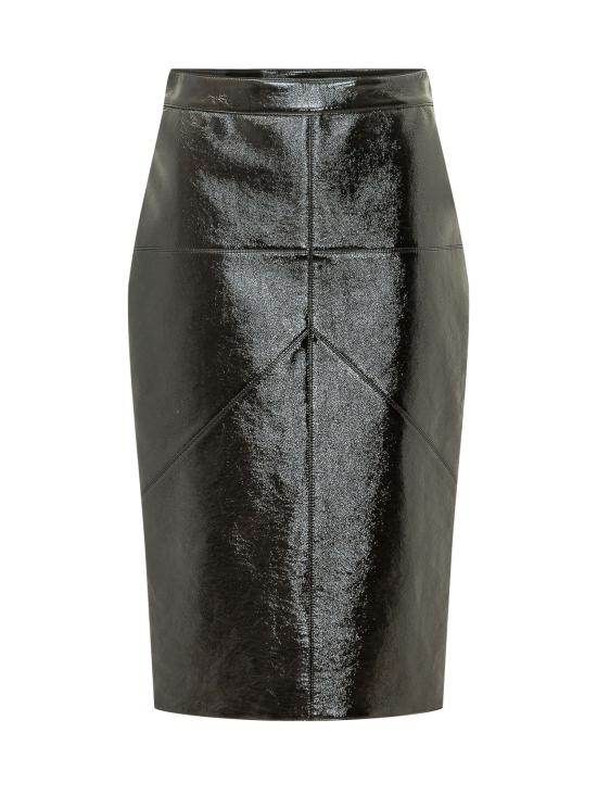 26FW 랑방 미디 스커트 RWST02036378A26 10 BLACK