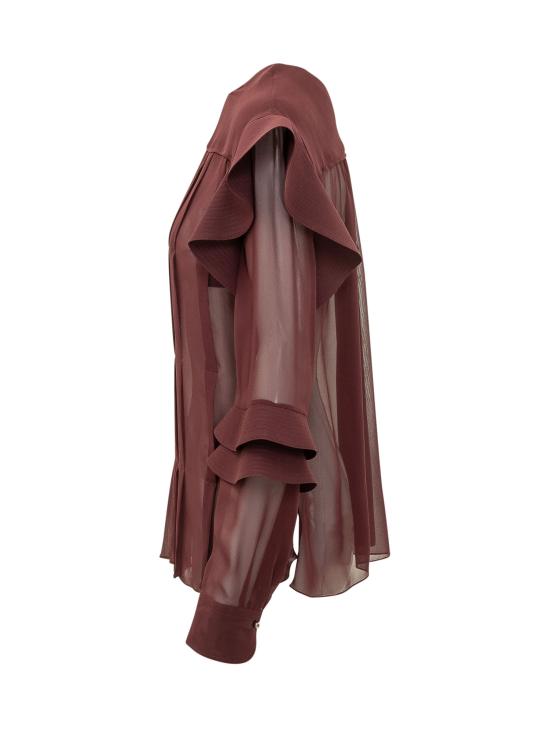 26FW 랑방 블라우스 RWTO00056259A26 391 GARNET - LANVIN