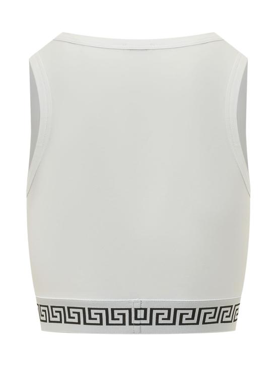 26FW 베르사체 언더웨어 10270461A17881 2W8L0 WHITE BLACK - VERSACE