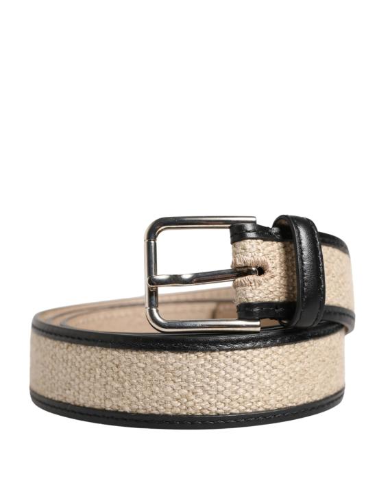  돌체앤가바나 가죽 벨트 BEL9640 BEIGE - DOLCE & GABBANA