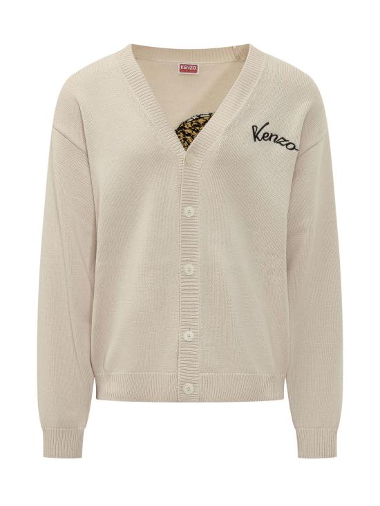 26FW 겐조 가디건 FG65CA8283FN 02 OFF WHITE
