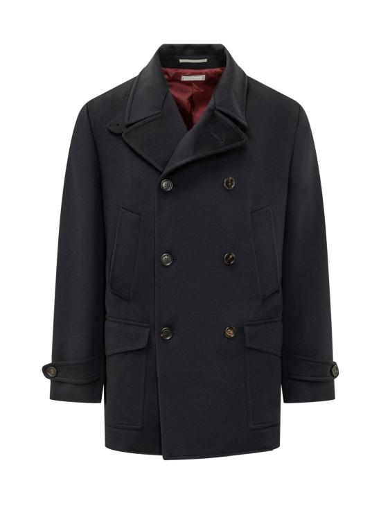 26FW 브루넬로 쿠치넬리 코트 MV4677029 CJC20 NAVY - BRUNELLO CUCINELLI
