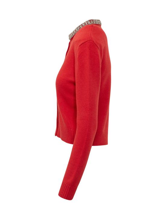 26FW 핑코 가디건 107275A3GI R29 ROSSO IBISCO - PINKO