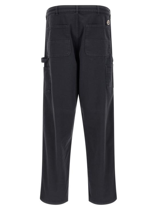 26SS 몽클레어 스트레이트 팬츠 MO329542BM BLACK - MONCLER