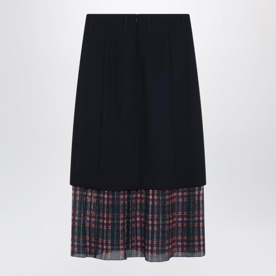 26FW 드리스 반 노튼 미디 스커트 0108284210 Blue - DRIES VAN NOTEN