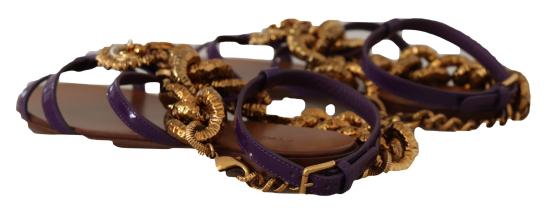 돌체앤가바나 뮬/슬리퍼 LA9784 PURPLE - DOLCE & GABBANA