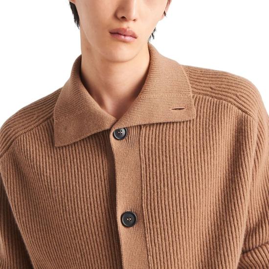  프라다 가디건 PR 8990025285844 BROWN - PRADA