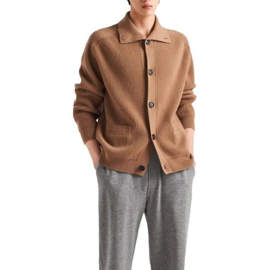  프라다 가디건 PR 8990025285844 BROWN - PRADA