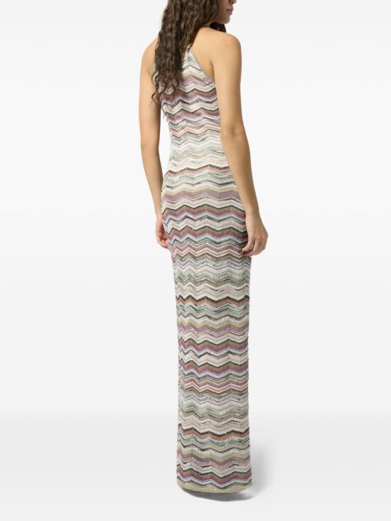 26FW 미소니 롱 원피스 DS26WG29 BK01KSSMSPN Multicolor - MISSONI