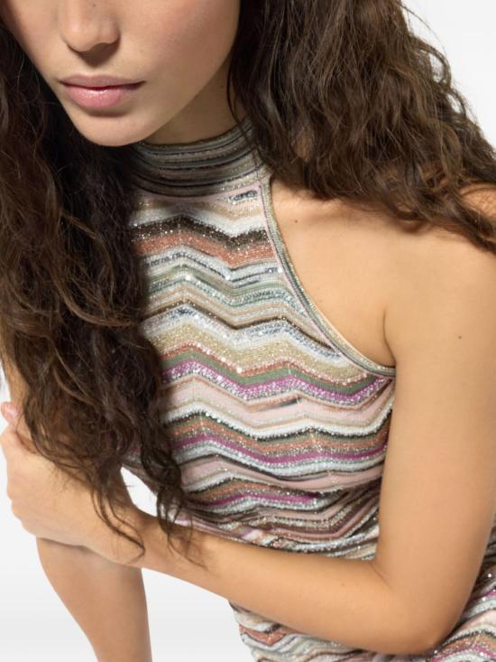 26FW 미소니 롱 원피스 DS26WG29 BK01KSSMSPN Multicolor - MISSONI