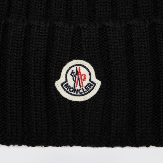 26FW 몽클레어 울 비니 3B00036A9327 Black - MONCLER