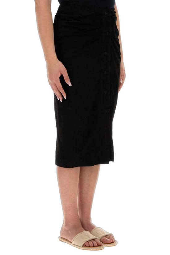 26SS 발렌티노 가라바니 스커트 8B0NI08AA6Q 0NO BLACK - VALENTINO GARAVANI