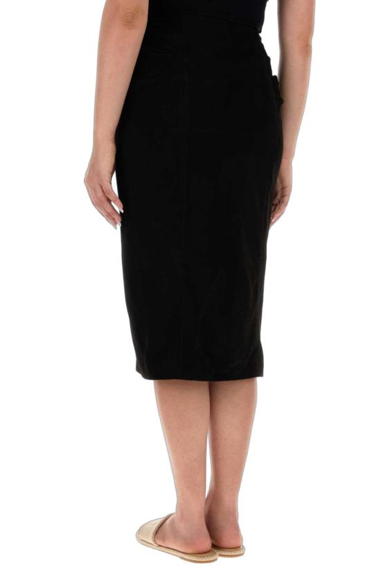 26SS 발렌티노 가라바니 스커트 8B0NI08AA6Q 0NO BLACK - VALENTINO GARAVANI