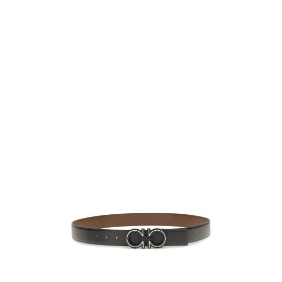 26FW 살바토레 페라가모 가죽 벨트 FE793848001BB BLUE - SALVATORE FERRAGAMO