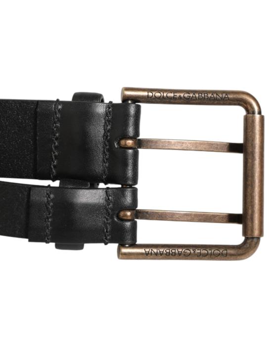  돌체앤가바나 가죽 벨트 BEL9546 BLACK - DOLCE & GABBANA