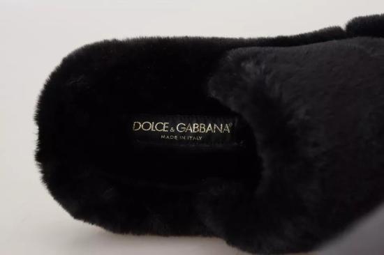  돌체앤가바나 뮬/슬리퍼 MV4804 BLACK - DOLCE & GABBANA
