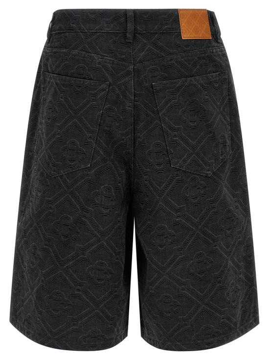 26SS 카사블랑카 데님 숏팬츠 CA328963BM BLACK - CASABLANCA