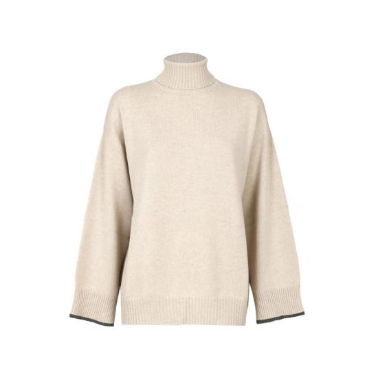  브루넬로 쿠치넬리 터틀넥 BR 8990334943444 BEIGE